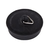 Bath Plug Black Loose - 20 Pack